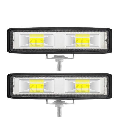 China Super Bright 6inch Car Aluminum Modified Lights 18w Motorcycles Led Spotlights 6smd Work Bulbs Long Driving 12v Led Lights / Fog Lights for sale