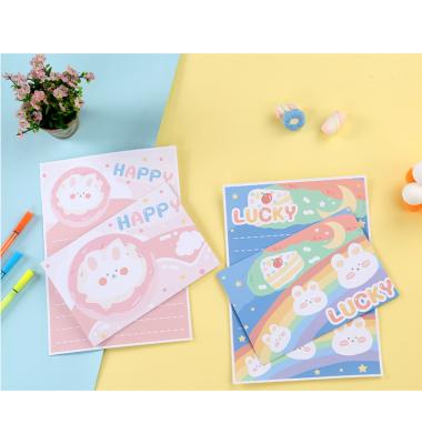 China China Customized Design Wholesale Cutout Greeting Cards With Envelopes Printing All Occasions for sale