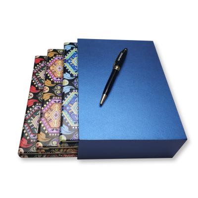 China Wholesale Hardcover Book Planner Weekly Notebook Gift Set A5 Agenda Cover Leather Notebook for sale