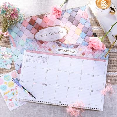 China New 2022 wall calendar trend design calendar printing for table calendar or wall calendar for sale