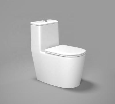 China Siphonic Modern High Quality Flush Floor Porcelain One Piece Toilet for sale