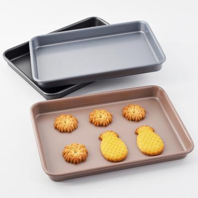 China Viable High Quality Baking Pan Non Stick Coating Baking Tray Pizza Cake Tray for sale