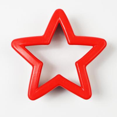 China Sustainable Classic Christmas Star And Tree Shapes Cookie Cutter With Silicone Edge For Festival Baking for sale