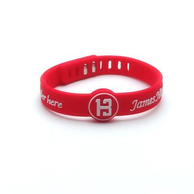 China Comfort Fit Cheap Custom Silicone Wristband / Wholesale Silicone Wristband for sale