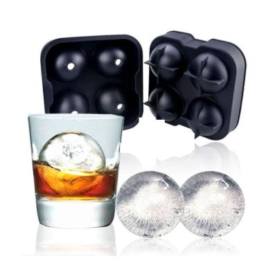 China Viable Ice Tray Factory Outlets, silicone cake ball chocolate ball mold 3d ball shaped ice cube tray, round shape bpa 100 free silicone for sale