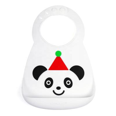 China Antibacterial Hot Sales 3D Silicone Baby Bibs Kids Soft Waterproof Cute Bibs for sale