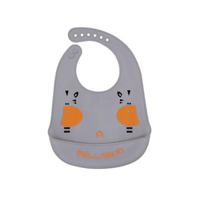 China Amazon Baby Antibacterial Hot Selling Factory Price Customized Logo Printed Waterproof Disposable Silicone Baby Bib Baby for sale