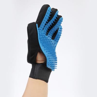 China New Design Pet Hair Remover Dog Cat 255 Viable Hot Selling Tricks Pet Grooming Glove for sale