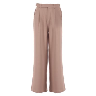 China Women's Breathable Loose Casual Elastic Waist Wide Leg Pants And Trousers for sale