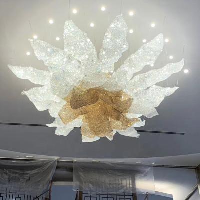 China Modern Factory Customize Hotel Lobby Art Gallery Creative Colorful Wedding Decorative Chandelier for sale