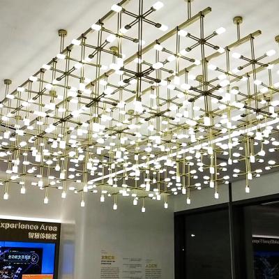 China Modern Guzhen Customize Grille Bubble Light Pendant For Decorative Lighting for sale