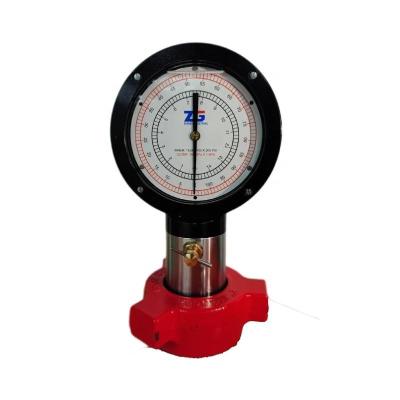 China Coiled oilfield tubing car union column lpg pressure gauge for sale