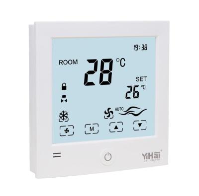 China Modern Touch Screen Room Digital Thermostat For Fan Coil Unit for sale