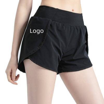 China Anti-Wrinkle Summer Women's Sportswear Casual Shorts 100% Cotton Yoga Shorts With Pockets for sale