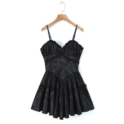 China New anti-static summer fashion waist halter dress sexy diet a-line women's skirts for sale