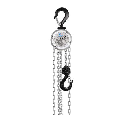 China Light Weight 250kg Stainless Steel Hoist Hand Lifting Chain Hoist for sale