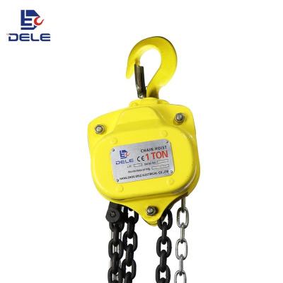 China VC type 1ton manual chain block hand operated chain hoist for sale