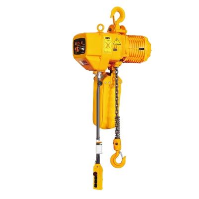 China 5000kg*3m 3phase electric chain hoist engine hoist/lifting equipments fixed hoist for sale