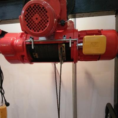 China Building Material Shops MD1 Type Double Speed ​​Wire Rope Lifting Electric Hoist for sale