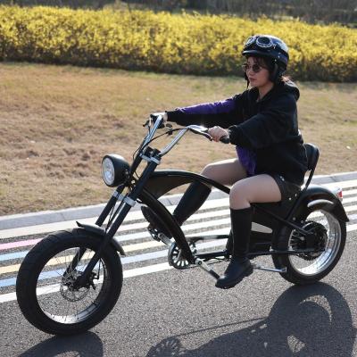 China Steel Outdoor Vehicle Uncovering Electric Bike Chopper Electric Bike for sale