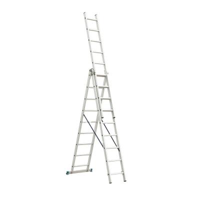 China Aluminum Alloy Construction Ladder Extension Hot Selling New Double Folding Ladders Design for sale