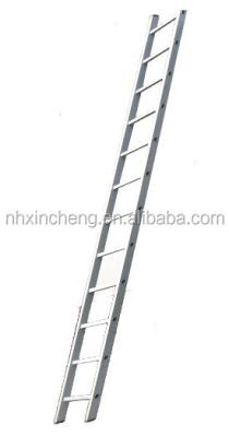 China Folding Ladders Agility Single Side Aluminum Scaffolding Straight Step Ladder 6steps To 20 Steps 6061 T5 2m - 6m for sale