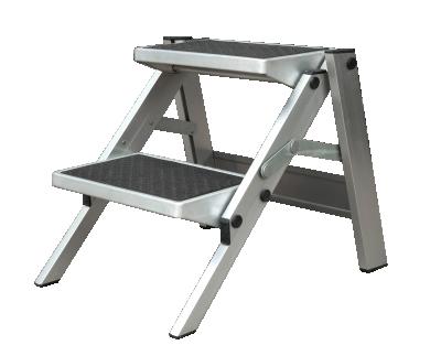 China Folding Ladders Safety Ladder/Iron Stairs Steel Material and Platform Folding Outdoor Step Ladder for sale