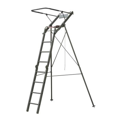 China Aluminum Folding Ladders Tree Ladder Hunting Stand with Legs NC-127A for sale