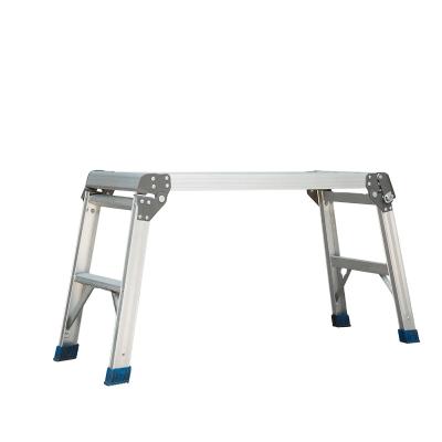 China Factory Folding Stage Stools Aluminum Work Bench Platform Household Folding Working Platform for sale