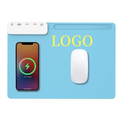 China Custom Logo Printed Giant Waterproof Mousepad 15W Qi Qualitysublimation gaming phone case radio fast high filling for sale