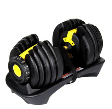 China Durable High Quality Bodybuilding Fitness Equipment Hot Selling Adjustable Dumbbell Set for sale