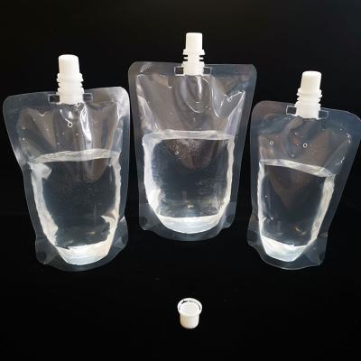 China Professional Manufacturer Transparent Bag Moisture Proof Stand Up Spout Pouch Sterile Water Sample Bag for sale