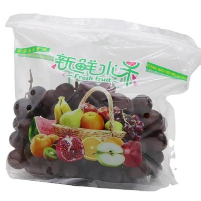 China 2021 Hot Selling Moisture Proof Fruits And Vegetables Perforated Breathable Fruit Packaging Bags for sale