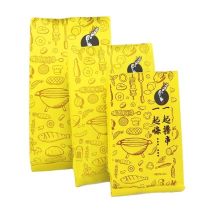 China High Quality Hot Selling Disposable BBQ Doggie Bag Takeout Paper Bag For BBQ for sale