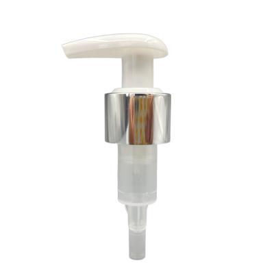 China Outside Spring Lotion Dispenser Pump 28/410 28/400 2.0ml Dosage No Metal Touch for sale