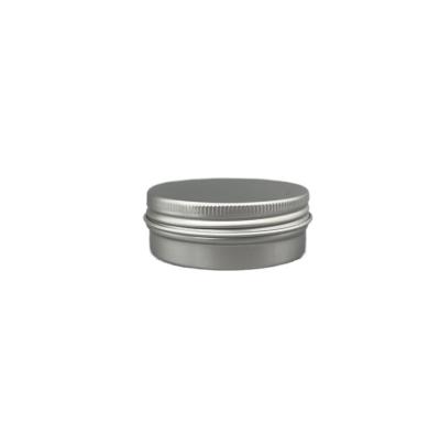 China Small 60ml 80ml Aluminium Tin Jars Round Edge Screw Twist Top For waxes for sale