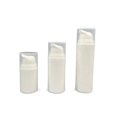 China Snap On Airless Pump Packaging 15ml PP Skin Care Bottle environmental friendly for sale