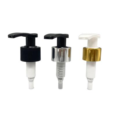 China 24/410 Gold Aluminum closure 28/410 Silver Aluminum closure lotion pump twist lock  XY01-4 for sale