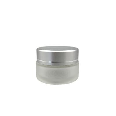 China Round 20g Custom Glass Cosmetic Jars Packaging Diameter 4.7cm Height 3.2cm for sale