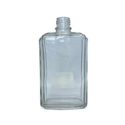 China Commodity 250ml Square Cosmetic Bottles Glass Containers For Skin Care Products for sale