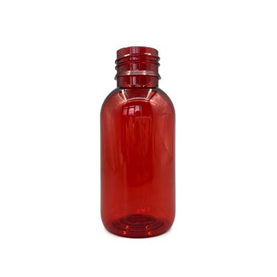 Cina Contro il giro di plastica vuoto UV delle bottiglie 100ml 3.52OZ dello sciroppo con il cappuccio evidente del compressore in vendita