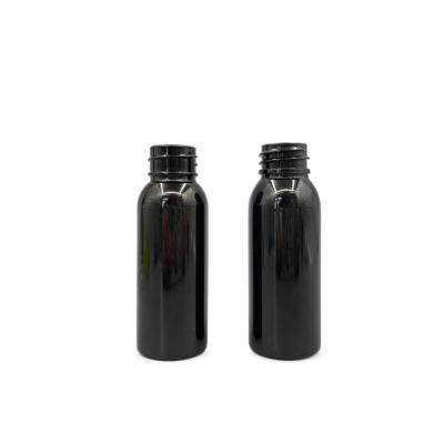 China Round PET Pump Bottle 30ml 1.06OZ Neck 20mm Diameter 28mm Height 80mm for sale