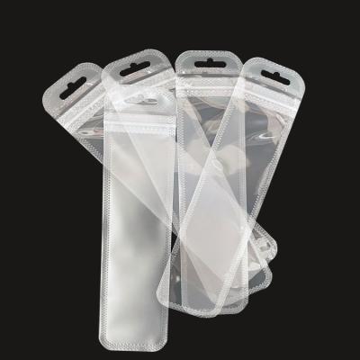 China Self-Seal Pen Pouch Thickened Pen Bag Translucent Frosted Plastic Bag Pen Touch Screen Dot Pen Bag Moisture Proof Spot Pen Bag Packaging for sale