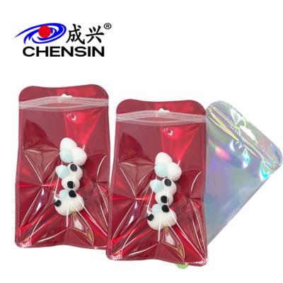 China Moisture-proof Cosmetic Aluminum Foil Pouch Zipper Lock Packaging Case Mobile Phone Bag Ziplock Packaging for sale