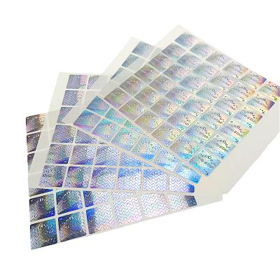 China Rainbow Holographic Effect Holographic Effect Hologram Sticker Label 3d Adhesive Label 3d Logo Die Cut Laser Cut Hologram Sticker Custom Label for sale