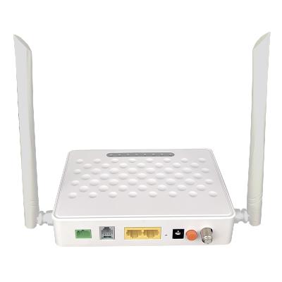 China FTTH Ftth Fiber Optic Equipment 1GE+1FE+1PORT +WIFI+CATV HGU ONU XPON for sale