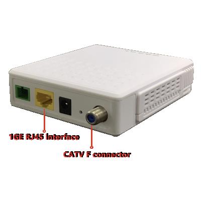 China Fiber Optic FTTH 1GE+CATV ONU XPON ONT GPON Compatible With GPON OLT PTF2331 for sale