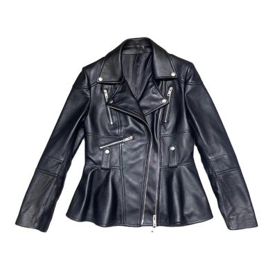 China New Fashion Breathable Warm Women's Style Sheepskin Leather Skirt Genuine Leather Jacket for sale