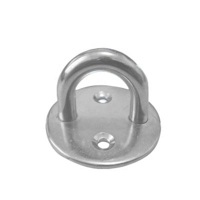 China 316 Stainless Steel 316 Stainless Steel Pad Eye Plate Round Stamped & Welded 5x33mm for sale