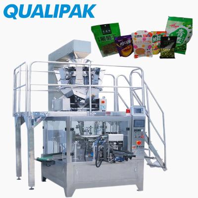 China Full automatic Food Qualipak doypack pouch zipper bag granule medicine capsule pill packing machine for sale